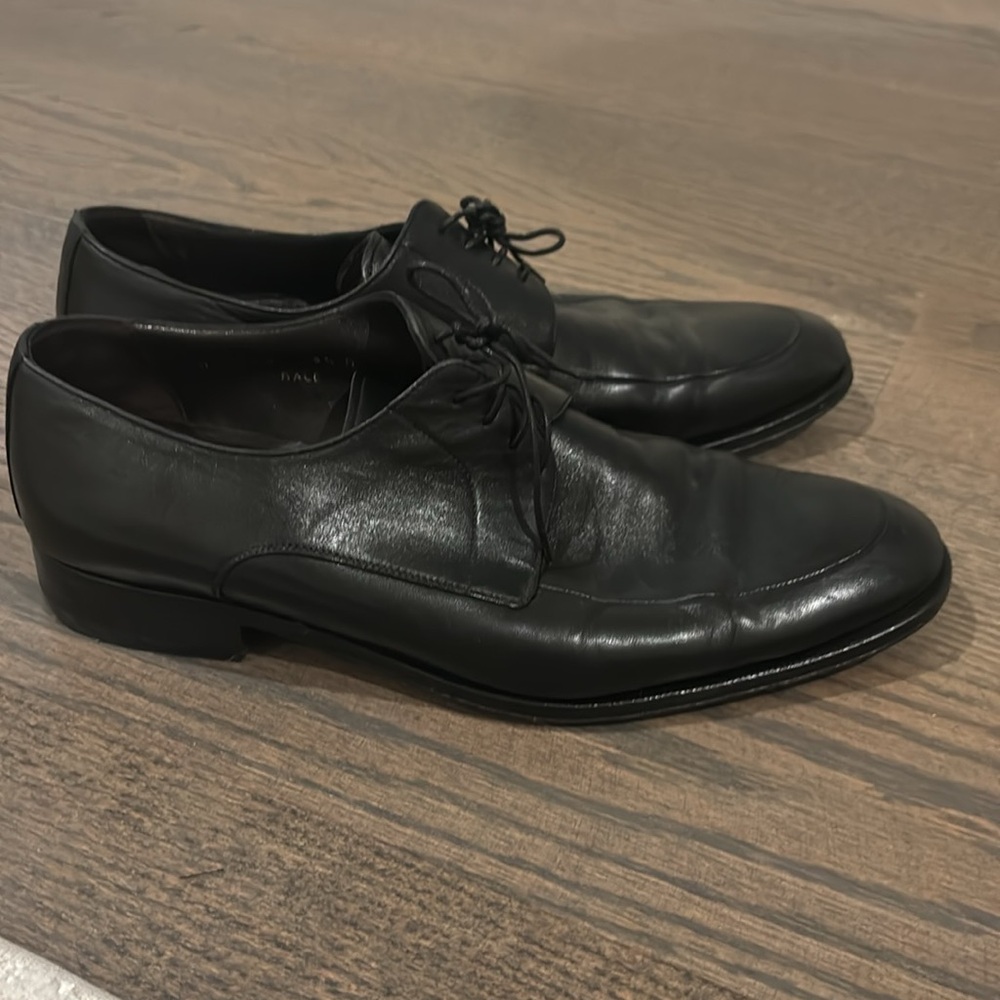 Bruno Magli men’s black dress shoes size. 9.5